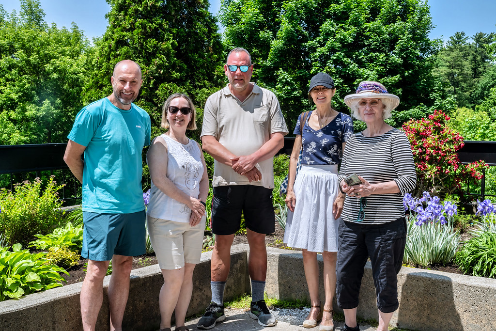 Poulin gardening volunteers